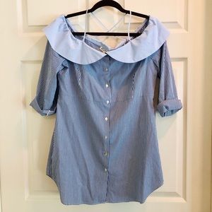 Off the Shoulder Button up